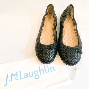 J. McLaughlin black ballet flats NWT